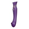 Zalo Queen PulseWave vibrator - paars oplaadbaar