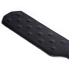 Zwarte leren sm paddle met spikes 38 cm