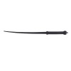 zweep rubber zwart 63 cm